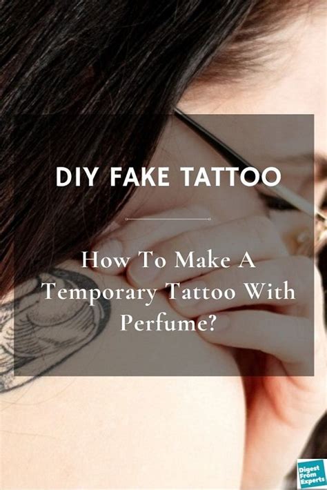 fake tattoo perfume and water|temporary tattoo tiktok tutorial.